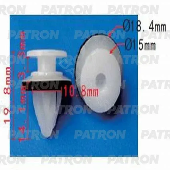Клипсы, фиксаторы, зажимы PATRON P37-1321