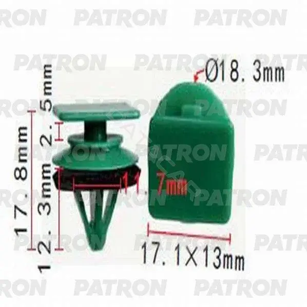 Клипсы, фиксаторы, зажимы PATRON P37-1323