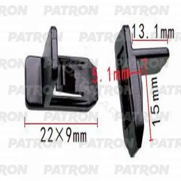 Клипсы, фиксаторы, зажимы PATRON P37-1327