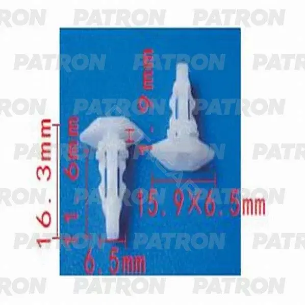 Клипсы, фиксаторы, зажимы PATRON P37-1331