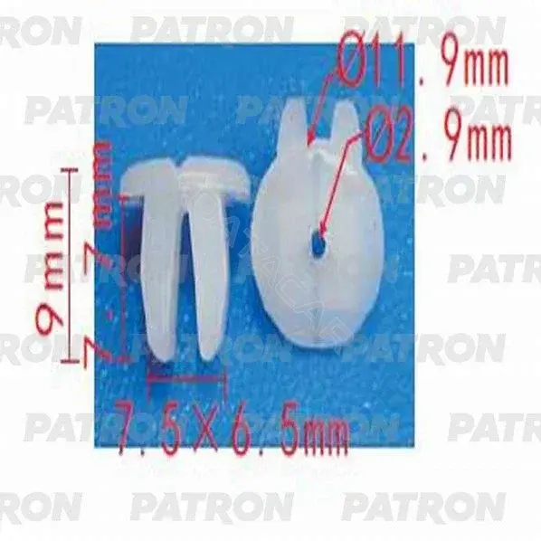 Клипсы, фиксаторы, зажимы PATRON P37-1358