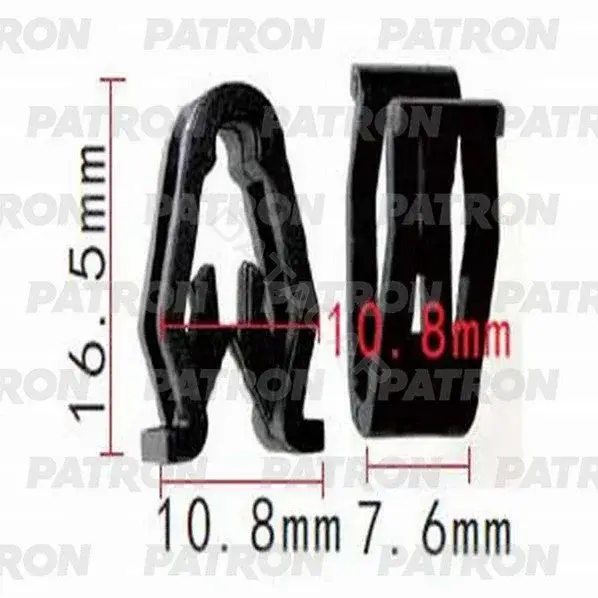 Клипсы, фиксаторы, зажимы PATRON P37-1360