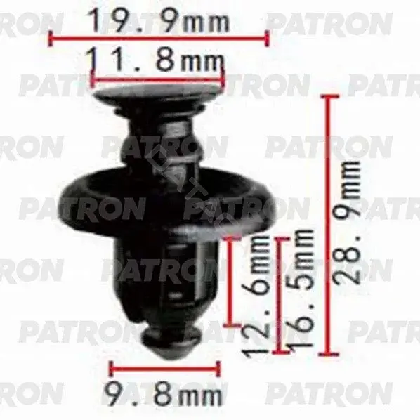 Клипсы, фиксаторы, зажимы PATRON P37-1371