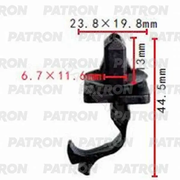 Клипсы, фиксаторы, зажимы PATRON P37-1375