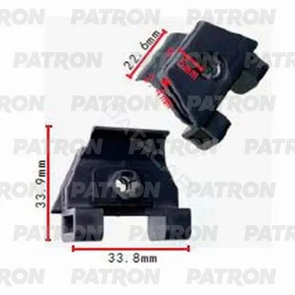 Клипсы, фиксаторы, зажимы PATRON P37-1384