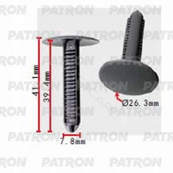 Клипсы, фиксаторы, зажимы PATRON P37-1408