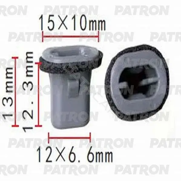 Клипсы, фиксаторы, зажимы PATRON P37-1416