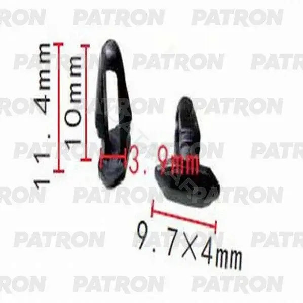 Клипсы, фиксаторы, зажимы PATRON P37-1417
