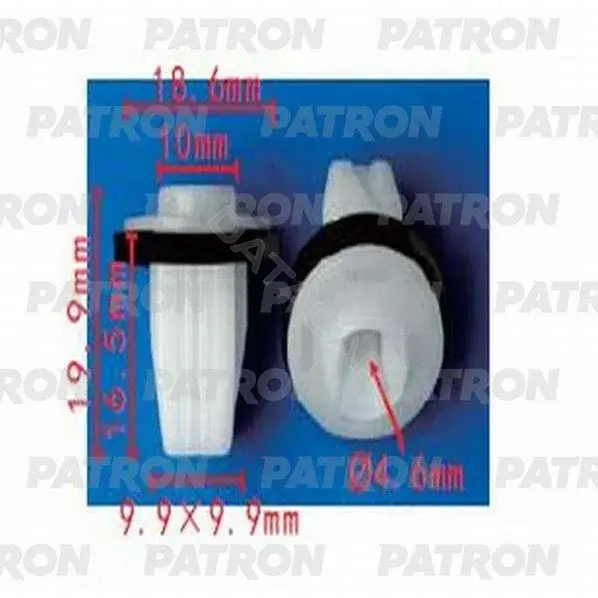 Клипсы, фиксаторы, зажимы PATRON P37-1418