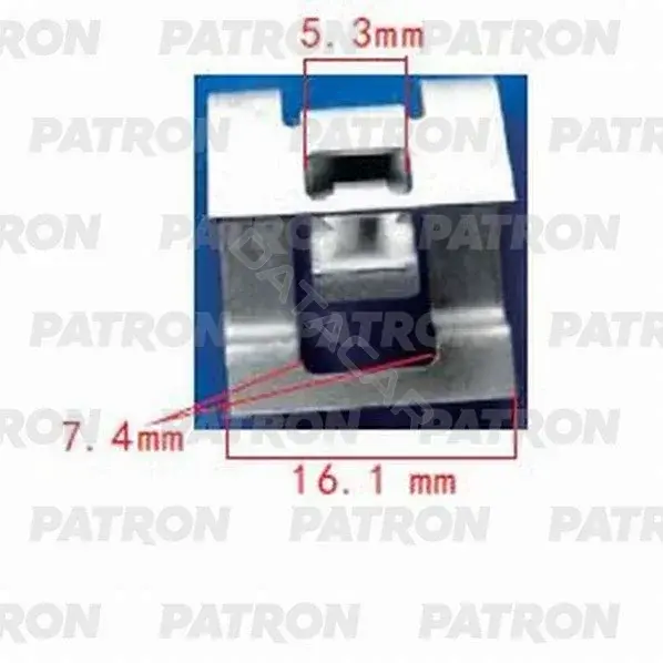 Клипсы, фиксаторы, зажимы PATRON P37-1420