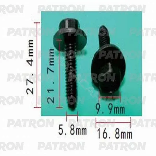 Клипсы, фиксаторы, зажимы PATRON P37-1428