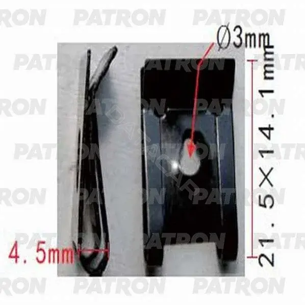 Клипсы, фиксаторы, зажимы PATRON P37-1432
