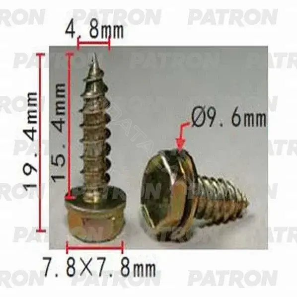 Клипсы, фиксаторы, зажимы PATRON P37-1444