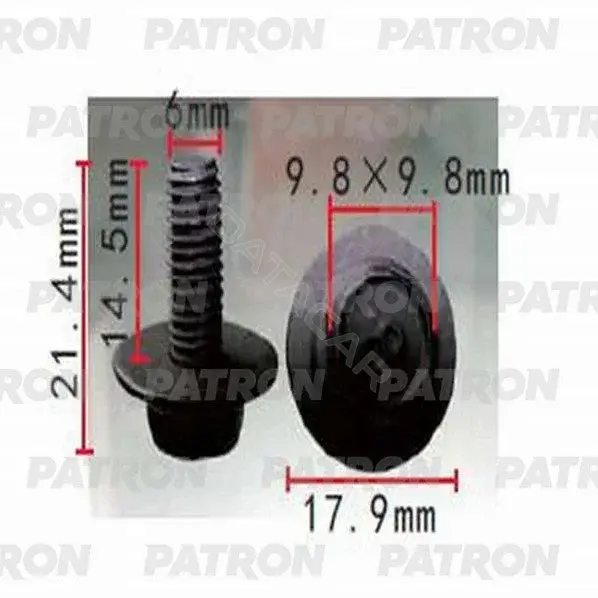 Клипсы, фиксаторы, зажимы PATRON P37-1445