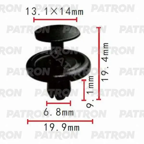 Клипсы, фиксаторы, зажимы PATRON P37-0371