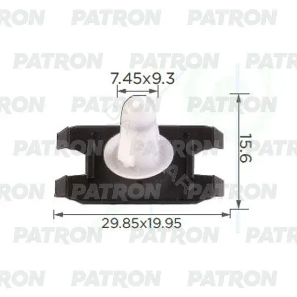 Клипсы, фиксаторы, зажимы PATRON P37-0462A