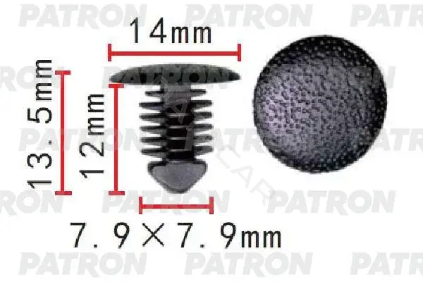 Клипсы, фиксаторы, зажимы PATRON P37-1449