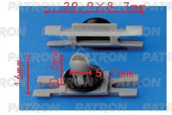 Клипсы, фиксаторы, зажимы PATRON P37-1455