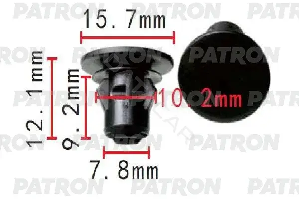 Клипсы, фиксаторы, зажимы PATRON P37-1474