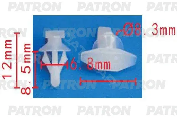 Клипсы, фиксаторы, зажимы PATRON P37-1478
