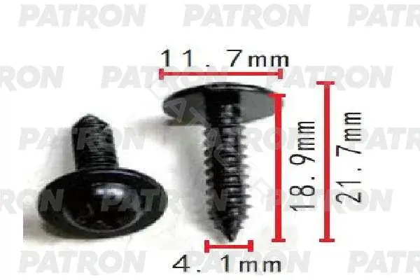 Клипсы, фиксаторы, зажимы PATRON P37-1496