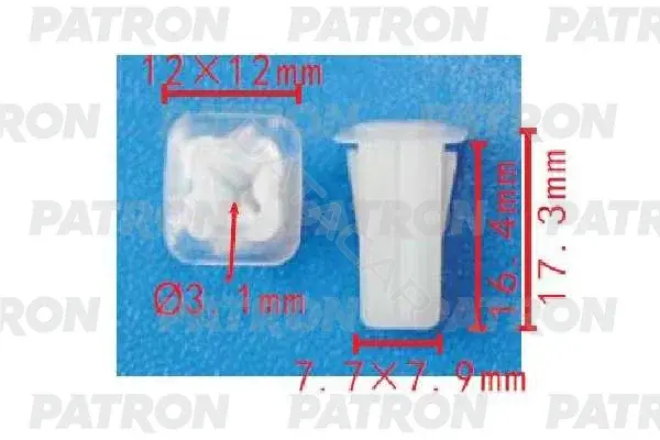 Клипсы, фиксаторы, зажимы PATRON P37-1497