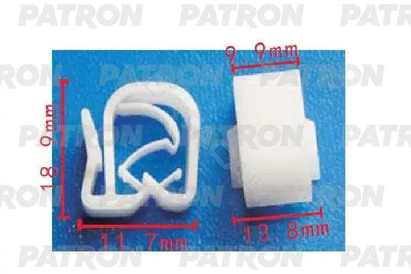 Клипсы, фиксаторы, зажимы PATRON P37-1498