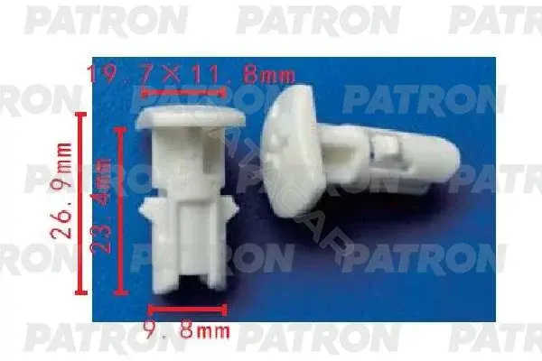 Клипсы, фиксаторы, зажимы PATRON P37-1506