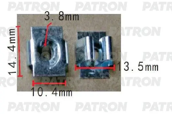 Клипсы, фиксаторы, зажимы PATRON P37-1522