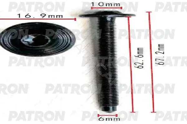 Клипсы, фиксаторы, зажимы PATRON P37-1524