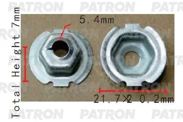 Гайка колеса PATRON P37-1537