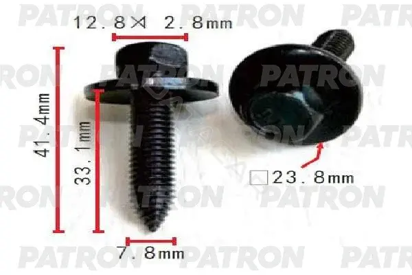 Клипсы, фиксаторы, зажимы PATRON P37-1540