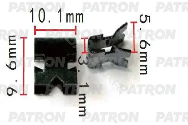 Клипсы, фиксаторы, зажимы PATRON P37-1548