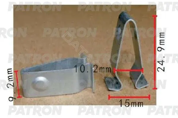 Клипсы, фиксаторы, зажимы PATRON P37-1549
