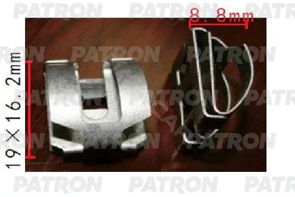 Клипсы, фиксаторы, зажимы PATRON P37-1560