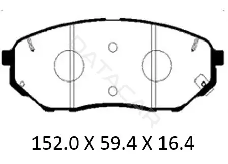 Тормозные колодки PATRON PBP013KOR