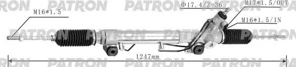 Рулевая рейка PATRON PSG3214