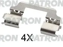 Ремкомплект тормозных колодок PATRON PSRK1325