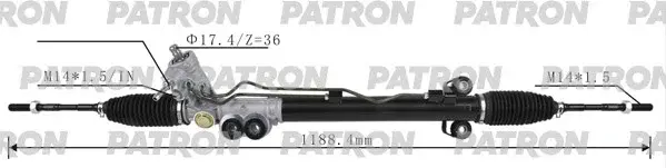 Рулевая рейка PATRON PSG3065