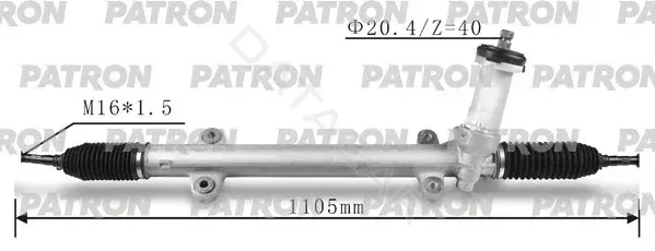 Рулевая рейка PATRON PSG3069