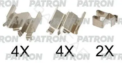 Ремкомплект тормозных колодок PATRON PSRK1351