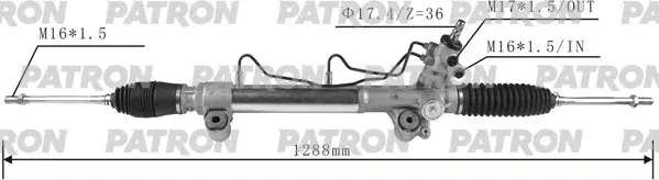 Рулевая рейка PATRON PSG3046