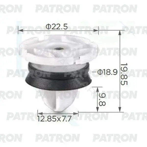 Клипсы, фиксаторы, зажимы PATRON P37-0467A