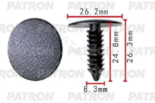 Клипсы, фиксаторы, зажимы PATRON P37-1569