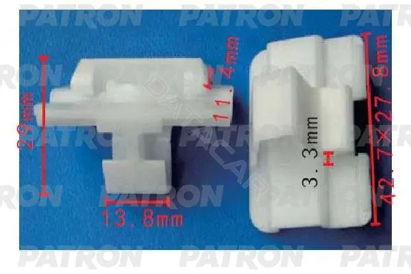 Клипсы, фиксаторы, зажимы PATRON P37-1576
