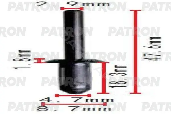 Клипсы, фиксаторы, зажимы PATRON P37-1578