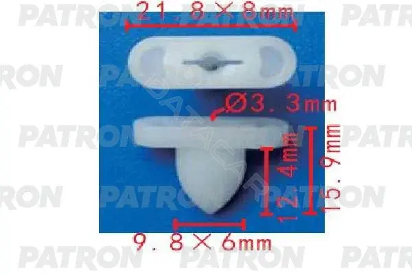 Клипсы, фиксаторы, зажимы PATRON P37-1624