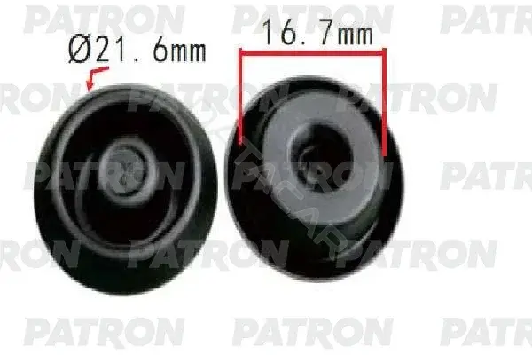 Клипсы, фиксаторы, зажимы PATRON P37-1641