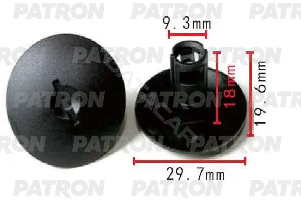 Клипсы, фиксаторы, зажимы PATRON P37-1664