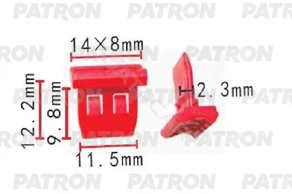 Клипсы, фиксаторы, зажимы PATRON P37-1669